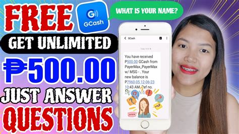 FREE UNLI P500 DIRECT TO GCASH SASAGOT KALANG SA SIMPLENG TANONG