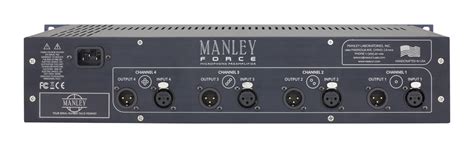 Manley Introduces Force Mic Preamp At Namm Show Audioxpress