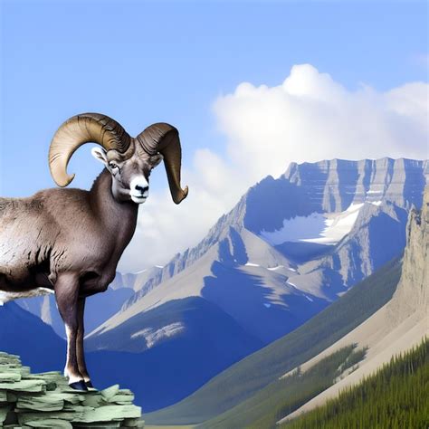 Premium Photo Mountain Ram