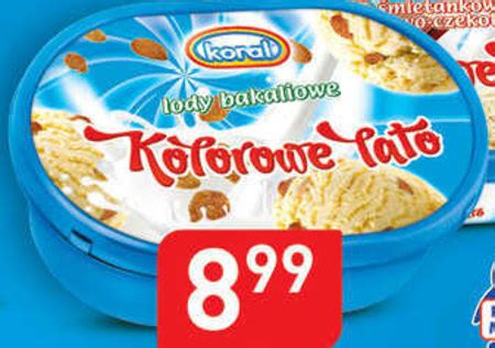 Koral Kolorowe Lato Lody Bakaliowe 1 L Promocja Stokrotka Optima