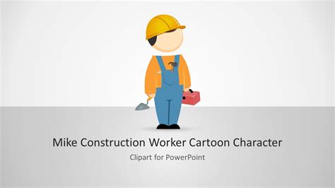 Mike Construction Worker Cartoon - SlideModel