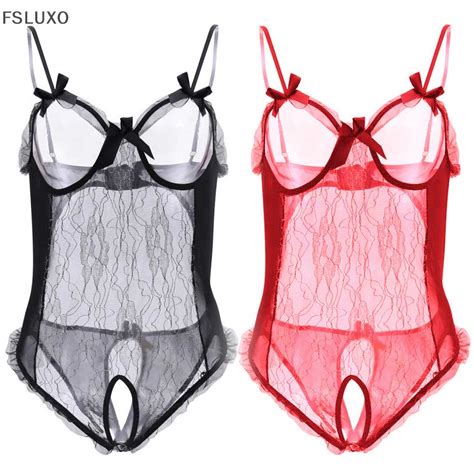 Fsluxo Lingerie Sexy For Sex Woman Er Tica Vestido De Shopee Brasil