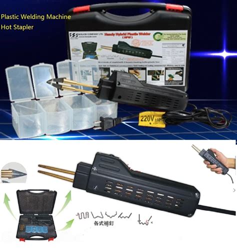 Hot Stapler Plastic Repair System Welding Gun Bumper Fairing Auto Body Tool Plastic Welder