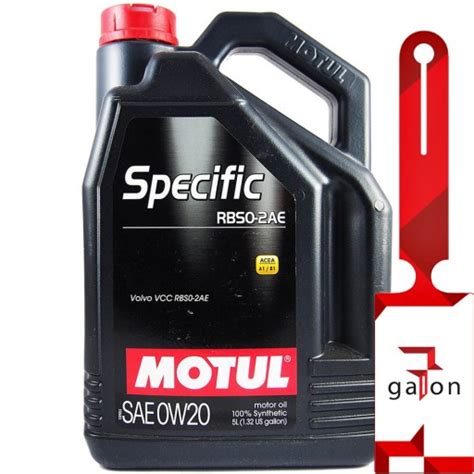 MOTUL Specific RBS0-2AE C5 0w20 5L - syntetyczny olej silnikowy Volvo ...
