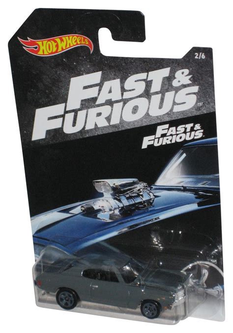 Hot Wheels Fast Furious 2017 Gray 70 Chevelle SS Car 2 6 Walmart