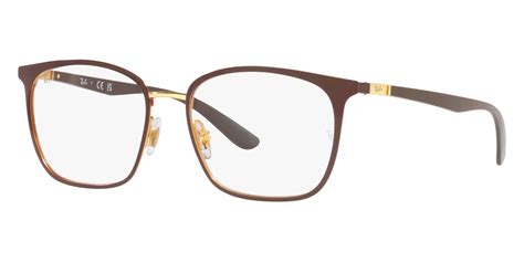 Ray Ban Rx Brown On Arista Eyeglasses