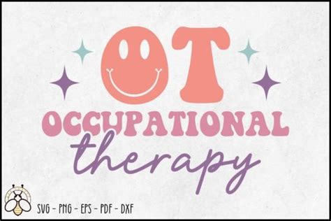 Ot Occupational Therapy Svg Design Graphic By Beecraftr · Creative Fabrica