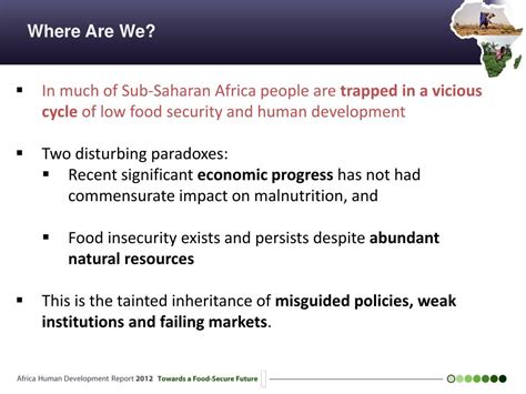 Ppt Africa Human Development Report 2012 Powerpoint Presentation