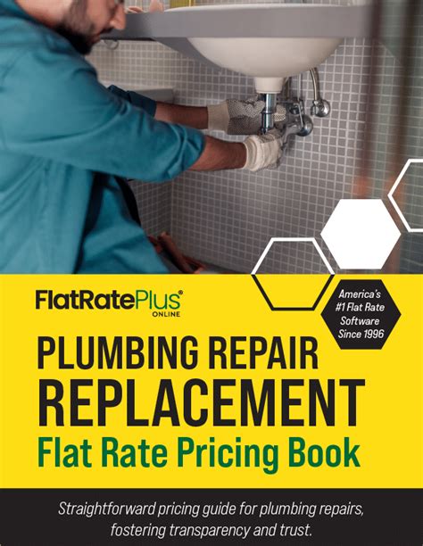 Plumbing Repair And Replacement Flat Rate Pricing Book Best Erp