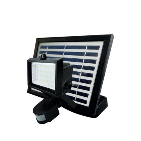 Refletor Led Taschibra Placa Solar Sensor Presen A Prime Ip Preto