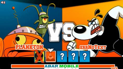 Nickelodeon Super Brawl 2 Tournament Mode Plankton Vs Bad Fighters