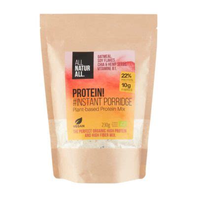 All Naturall Protein Instant Porridge Plant Based Protein Mix Vegan Wiki