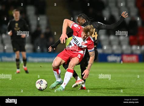 Carl Piergianni Stevenage Challenged By Devante Cole Barnsley