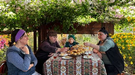 Shekerbura Traditional Azerbaijani Sweets And French Croissants