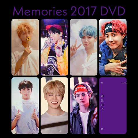 Bts Memories Of 2017 Dvd Photocards Army Corner Store