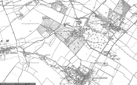 Old Maps Of Pyrton Heath Ho Oxfordshire Francis Frith