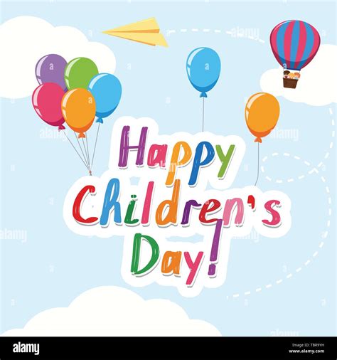 Happy children's day template illustration Stock Vector Image & Art - Alamy