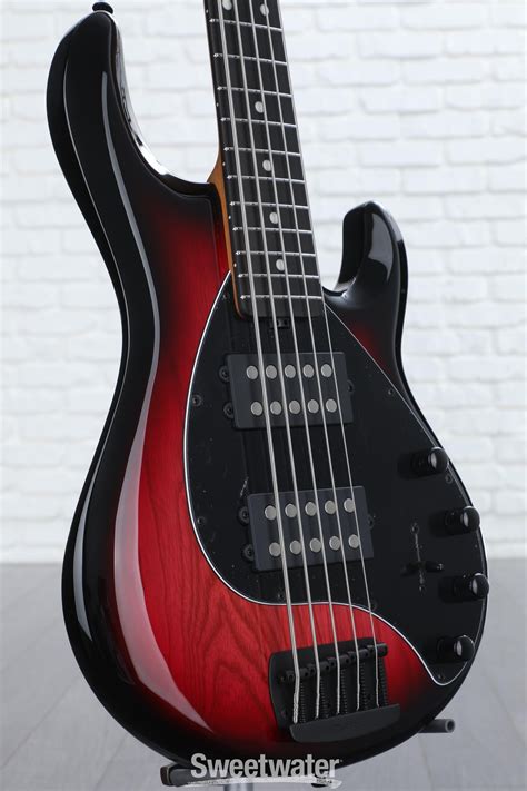 Ernie Ball Music Man Stingray Special 5 Hh Bass Guitar Raspberry Burst With Ebony Fingerboard