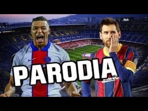 Parodia París Saint Germain vs FC Barcelona Rauw Alejandro y Anuel