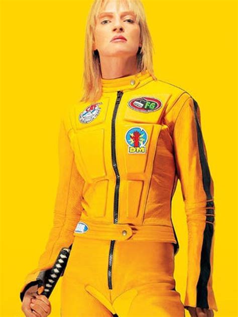 The Bride Kill Bill Yellow Motorcycle Jacket Just American Jackets