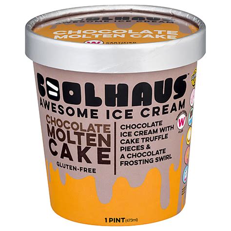 Coolhaus Ice Cream Chocolate Molten Cake Chocolate Hames Corporation