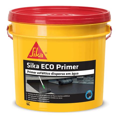 Primer Asfáltico Sika Eco Primer 18 L Bd ISOCOM IMPERMEABILIZANTES