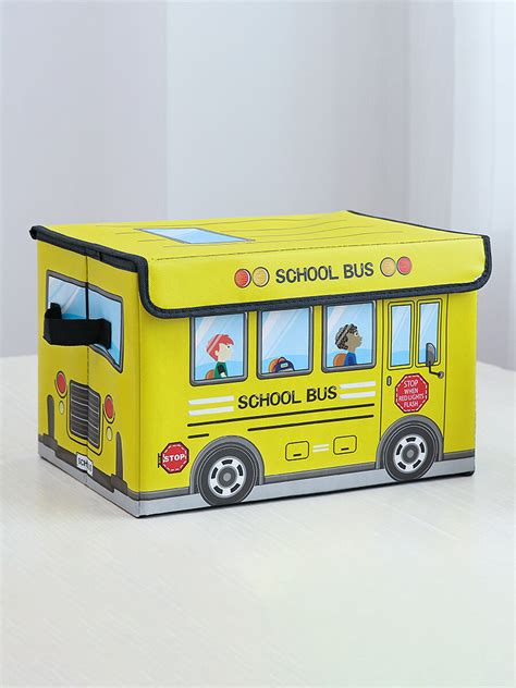 CAJA ORGANIZ BUS 30X25X25 AMARILLO Guapa