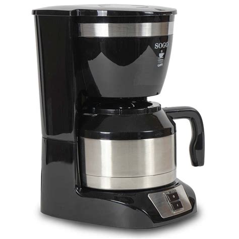 Sogo L Drip Coffee Maker Cups Black Techinn