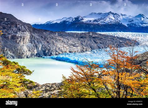 Patagonia Chile Grey Glacier Is A Glacier In The Southern Patagonian