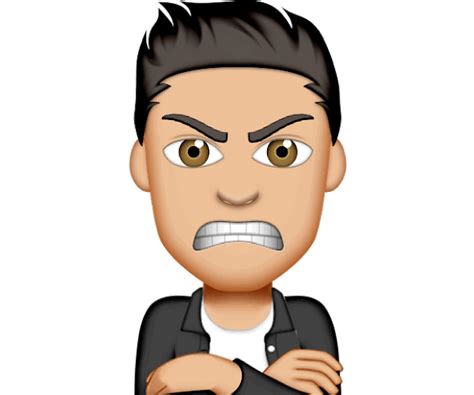 Animated Man Crossed Arms Angry Emote Sticker GIF | GIFDB.com - Clip ...