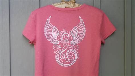 Phoenix Rising Vinyl On T Shirt Mens Tshirts Mens Graphic Tshirt