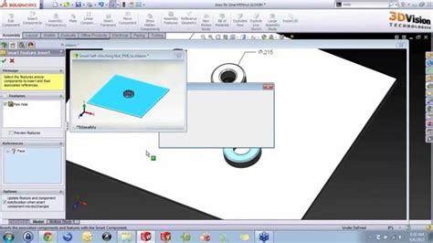 Smart Components Function In Solidworks Youtube