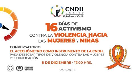 Acechómetro instrumento de la CNDH para detectar tipos de violencia