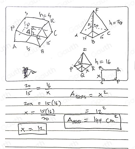 Solved Topic Congruence And Similarity B The Diagram Shows A