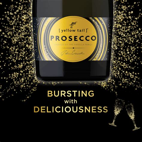 Popping Prosecco Yellow Tail Wines