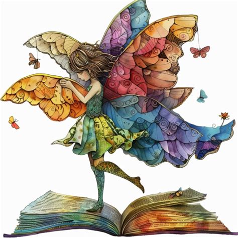 Whimsical Fairy Art Print Free Stock Photo - Public Domain Pictures