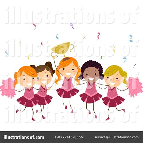 Children Cheerleader Clipart