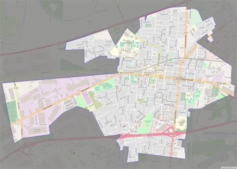 Map of Carlisle borough, Pennsylvania