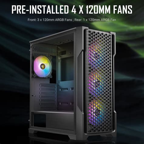 Mua Antec Ax Series Ax Mid Tower Atx Gaming Case High Airflow Mesh