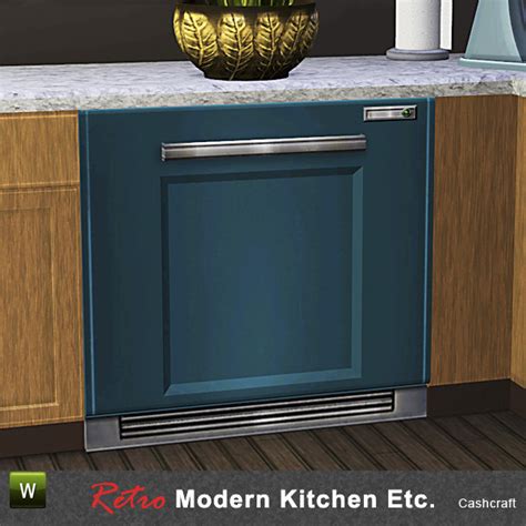 The Sims Resource Retro Modern Kitchen Dishwasher