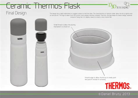 Daniel Bruty - Product Designer: Ceramic Thermos Flask