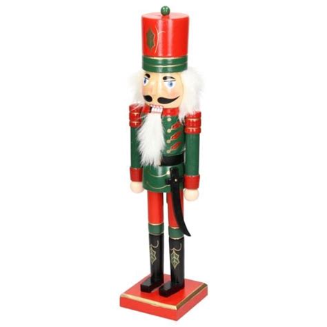 Casse noisette Soldat En Bois Décoration De Noël Traditionnel Chapeau