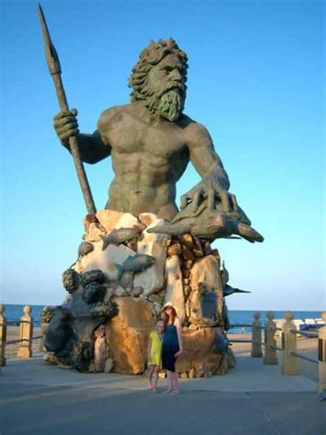 King Neptune Statue At VA Beach Boardwalk Virginia Beach