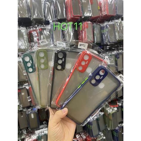 เคส infinix Hot 11 เคสปนฟนกส ขอบสผวดาน เคสกนกระแทก TPU Case Shopee Thailand