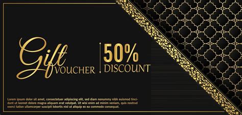 Luxury Gold T Voucher Template 2866894 Vector Art At Vecteezy