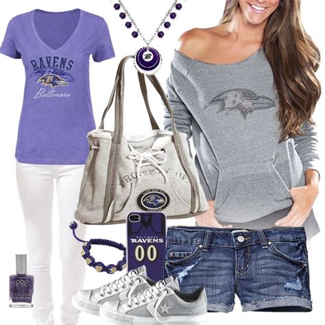 Women's Baltimore Ravens Fashion | Football fashion, Football outfits ...