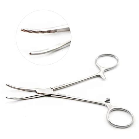 Kelly Hemostatic Forceps 5 12 Curved Dispomed