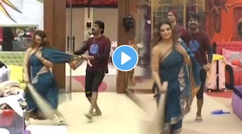 Bigg Boss Marathi 4 Rakhi Sawant Kiran Mane Funny Video Viral