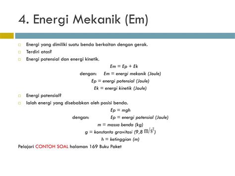 Ppt Energi Usaha Dan Daya Powerpoint Presentation Free Download