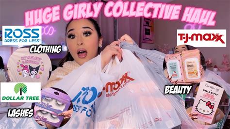 Huge Collective Girly Haul Ross Tj Maxx Dollar Tree Youtube